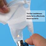 KN95 Disposable Foldable Face Mask For Personal Respiratory Protection
