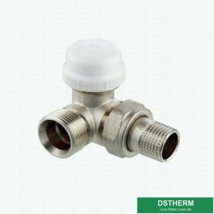 China Customized Heavier Type Union Male Male Elbow Grey Classic Heating Brass Thermostatic Radiator Valve factory