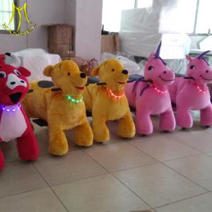 China Hansel outdoor playground unicorn electric scooter with battery walking dog toy factory