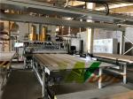 Synchronous Short Cycle Melamine Press Machine , Laminate Flooring Production