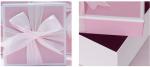 300gsm Ribbon UV Coating CMYK Recycled Paper Gift Boxes
