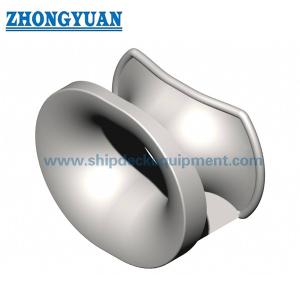 China DIN 81915 Form A Casting Steel Bulwark Mounted Mooring Chock Ship Towing Equipment factory