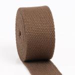 Red Brown Polyester Cotton Ribbon Tape For Bags And Suitcases Handle