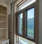 Double Glazed Aluminum Swing Window Customized Swing Glass Window