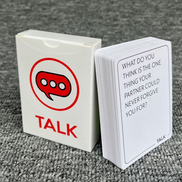 Custom Talk Flirt Dare Romantic and Adventurous Game Card Printing for Couples In The UK