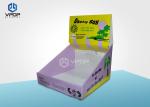 Ecofriendly Supermarket Cardboard Counter Display Box For Eraser Promotion