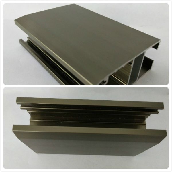 China T4  T5 Oxidizing Bronze Anodized Aluminum Channel With Customized Shape factory