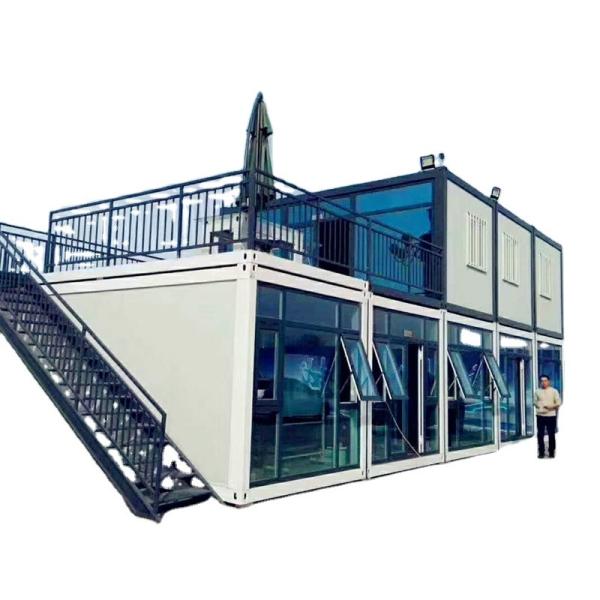 Zontop Modern Luxury Easy Assemble Steel Prefabricated 2 Story Frame 20ft 40 Ft