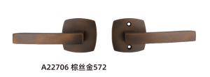 China Amertop Brass Door Handle Lever with Modern Design for Home Bedroom or Bathroom Privacy factory