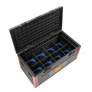 China HDPE Plastic Led Par Flight Case PE Lighting Equipment Case Custom Logo factory