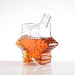 500ml 700ml 750ml Empty Whisky Vodka Glass Liquor Bottle with Aluminum Plastic