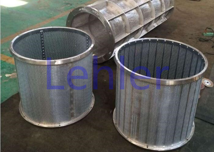 Pulp and Paper Pressure Screen Basket / Pressure Screen Cylinder