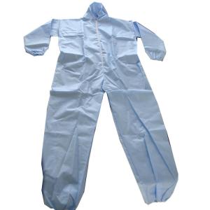 China Breathable Disposable Protective Suit Over Locking Bounded Taped Paint Industry factory