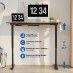 Height Adjustable Electric Dual Motor Sit Stand Table for Office Furniture