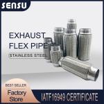 45X100mm Double Braids Exhaust Flexible Pipe Stainless