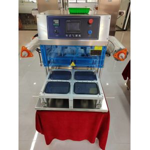 China 640 Trays/min Production Capacity 200ml Cup Sealing Machine for Filling and Sealing factory