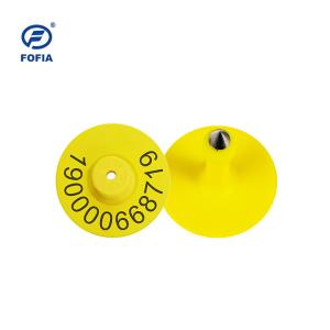 China Em4305 Electronic Ear Tag 134.2khz Animal Pig Tag Cattle Tag Peur factory