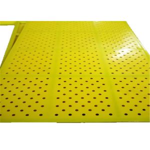 Customized Tensioned Polyurethane Vibrating Screen Mesh For Steel Plants