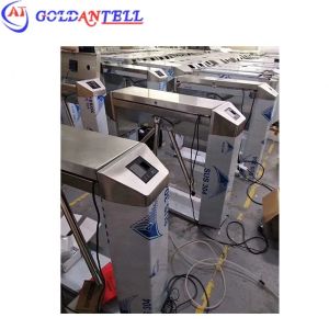China QR Code Card Reader Tripod Turnstile with 0.4s Barrier Open/Close Time and 3 Million Operations Life factory