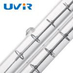 Clear Quartz Twin Tube Infrared Lamps ,55V 400w Halogen Heater Element