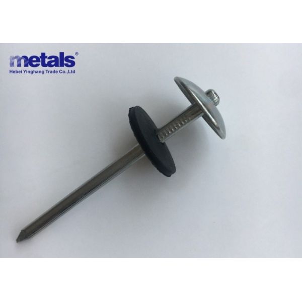 China Electro Galvanized Roofing Nails with Umbrella Head 25mm-152mm factory