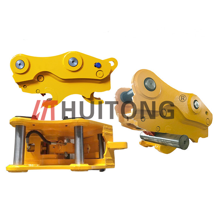 Brand New HT Excavator Manual/Hydraulic Quick Hitch 45mm-55mm Pins For Mini Excavators ISO9001 CE Certificated.