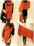 Women's Men Lady Large Warmer Long Cape Cashmere Wool Shawl Wrap scarf Scaf