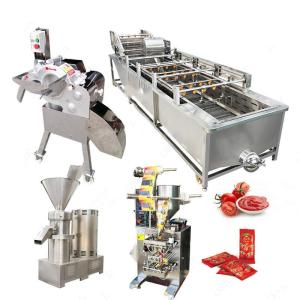 China 18.5Kw Tomato Sauce Production Line Fully Automatic Adjustable Speed factory