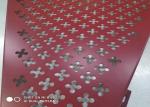 Aluminum Decorative Perforated Sheet Metal Black Green Golden Color For Ceiling