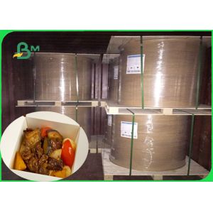 China FDA &amp; SGS Certified 280g + 10g Hydrophobic Coating Paper For Take - Out Boxes factory