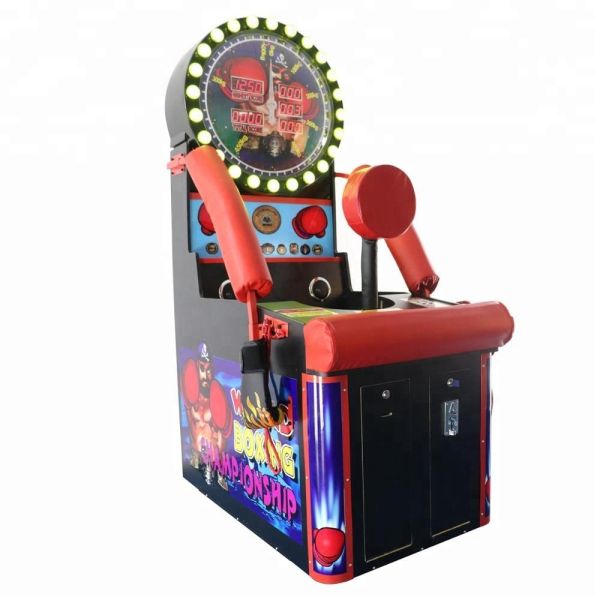 Boxing Champion Arcade Video Game Machine For Adult Wood Frame Material