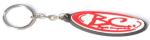 Various Shapes Multicolor Custom PVC Keychains For Gifts / Souvenir