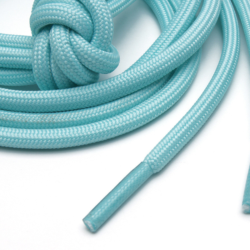 Grey Pink Double Braid Nylon Yacht Rope 5mm Polyester Cord In Bulk