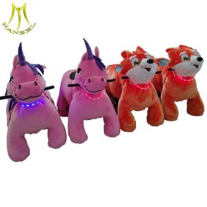 China Hansel coin operated kiddie rides for rent animal riding uniron for mall factory