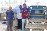 QT4-15 Concrete Hollow Block Making Machine, 380v Cement Block Manufacturing