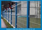 Waterproof PVC Coated Welded Wire Mesh Fence For Park 200 * 50mm