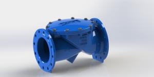 China Rubber Disc Water Supply Valve , 40 Degree Incline Wastewater Air Release Valve factory