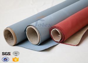 China 750 Degree High Silica Fabric 600gsm Silicone Coated Fiberglass Cloth factory