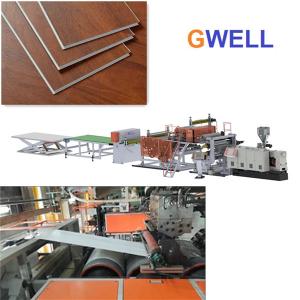 China SPC Flooring Manufacturing Machine SPC Floor Extrusion Line Twin Screw Extruder factory