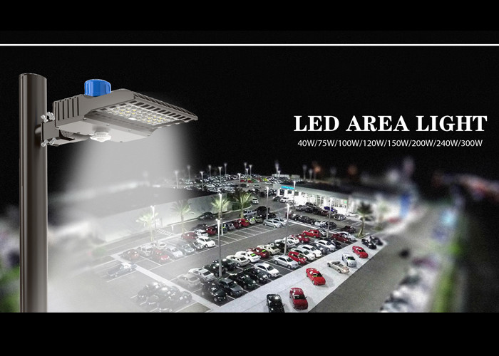 Motion Sensor Lumileds 3030 140lm/W LED Shoebox Lights