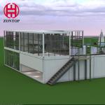 Ontop 20ft 40ft Luxury Detachable Container Portable House Modern Prefab House