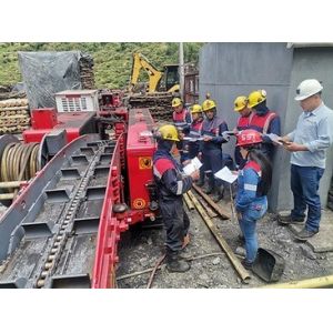 LWL-312 Underground Crawler Muck Loader For Mining And Tunneling With Dig Arm