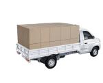 DFAC 1.5T 4X2 Flat Container Van Electric Cargo Truck with 2000x1440x370mm Cargo