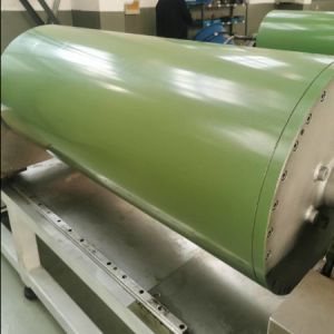 L1600-3000mm Film Lamination Rubber Roller Teflok Electromagnetic Induction