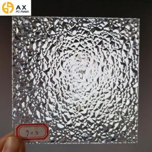 China Clear 1.9mm 1220mm Width PC Embossed Sheet factory