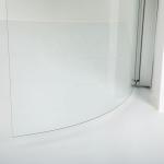 EN12150/CE/SGCC/Australian Certificate 6-12mm Single Curved Bent Tempered Shower