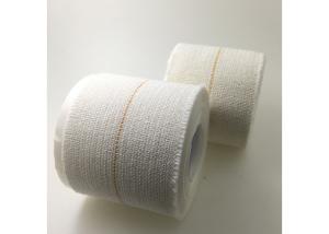 White Cotton Sports Bandage Tape Feather Edge Hot Melt Adhesive Good Elasticity