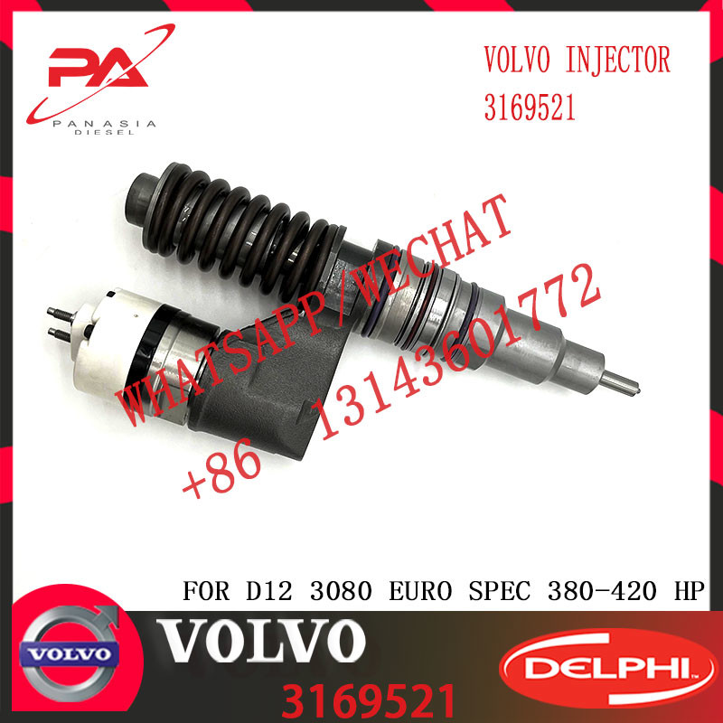 8113837 Fuel Injector For V-O-L-V D12A D12C D12D Remanufactured Fuel Injector 3169521, 1483470005