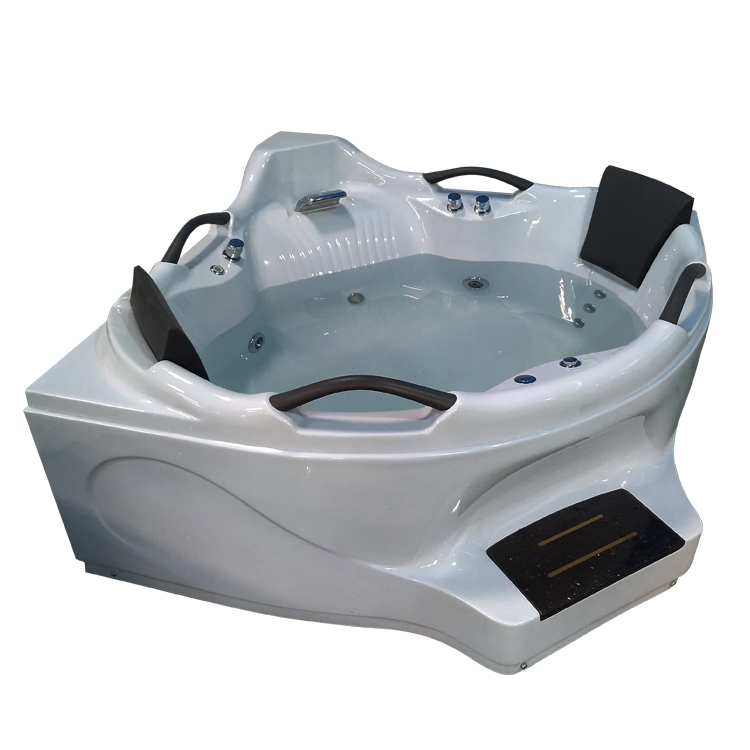 Jet Whirlpool Massage Bathtub Rohs 2 Adults Pearlescent Mica Black 1560mm