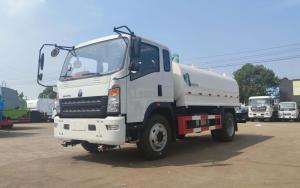 China HOWO 4X2 Engineering Emergency Vehicle , 10 Cubic 10 Tons Water Tank Truck factory